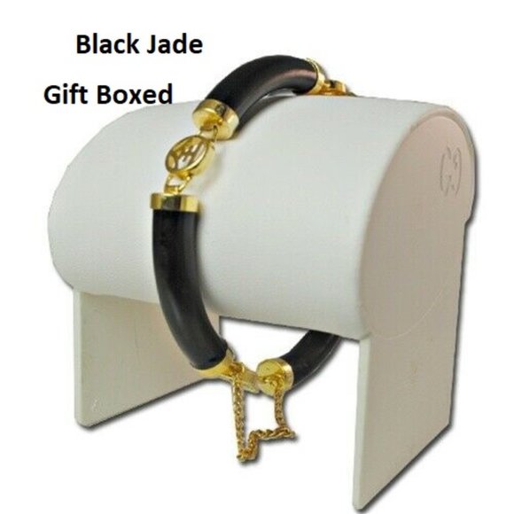 Black Jade Jewelry - SOLD OUT - Jet Black Jade Bracelet